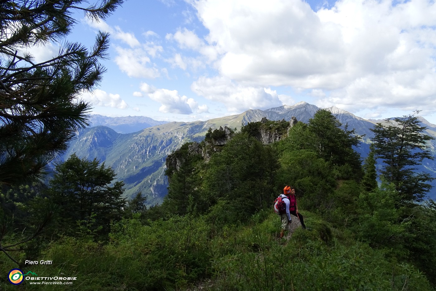 93 Passaggio alla 'Cresta del Gallo'.JPG